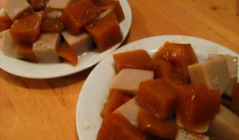 vegan-jello-agar-agar-persimmon-almond-honey