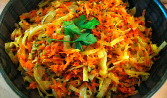 Indian-stir-fried-cabbage-with-carrots