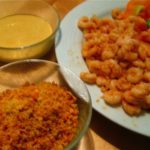 nordic-shrim-with-mandarine-powder-and-smoked-chili-aioli