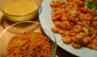 nordic-shrim-with-mandarine-powder-and-smoked-chili-aioli