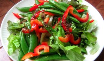 sweet-pea-and-red-pepper-salad-with-lemon-anchovy-vinaigrette