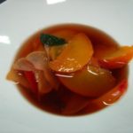 pickled-brandied-peaches-and-japanese-pears-with-lemon-verbena