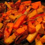 roasted-parsnips-sweet-potatoes-capers-tomatoes