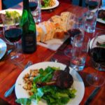 Duck Confit on Salad with Roasted Celeriac