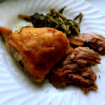 Faux-fried-chicken-collard-grees-flax-crackers