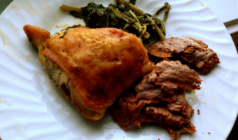 Faux-fried-chicken-collard-grees-flax-crackers