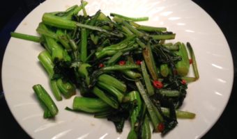 stir-fried Asian greens