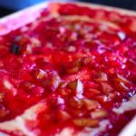 strawberry-rhubarb pudding cake