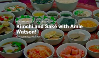 kimchi and sake and asian ferments workshop in Montreal