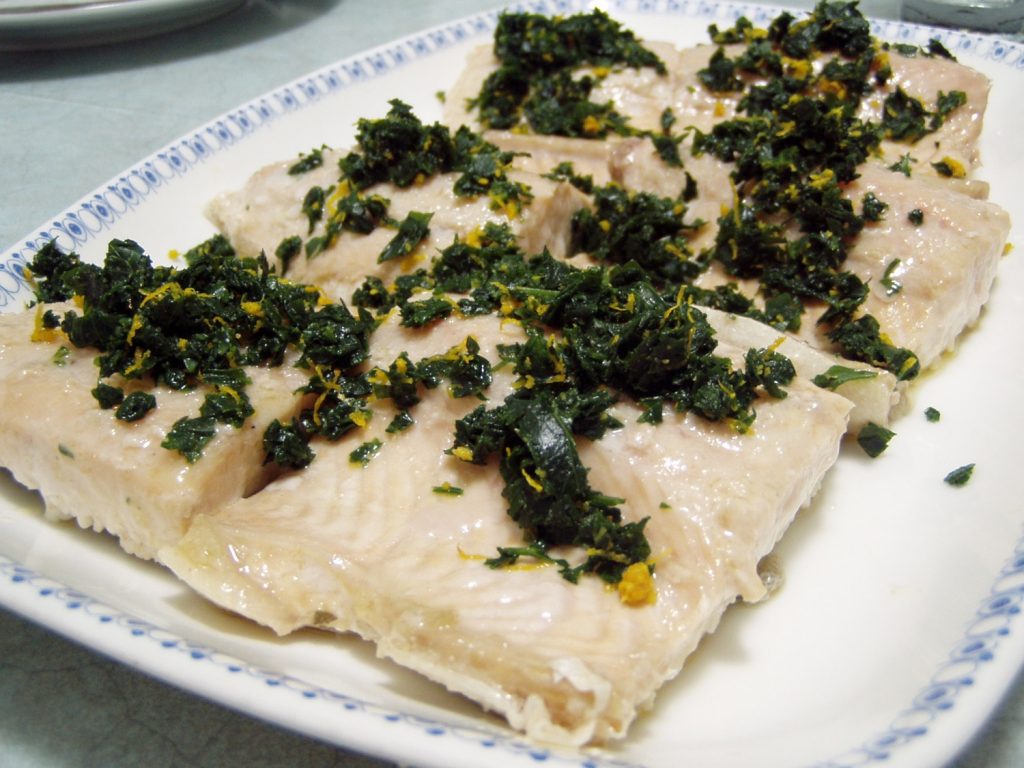 slow-butter-basted-whole-char-with-gremolata