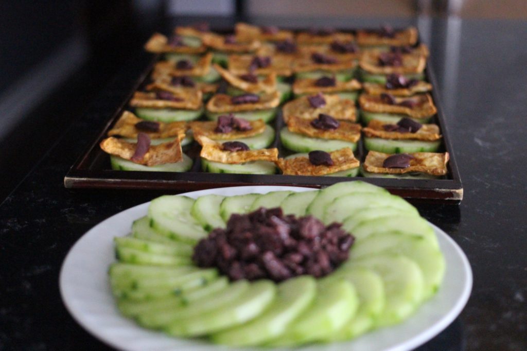 cucumbers-olives-tofu-snacks-dinner-party