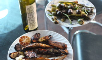 Sustainable BBQ Smelt with Grilled Vegetables and Lemon