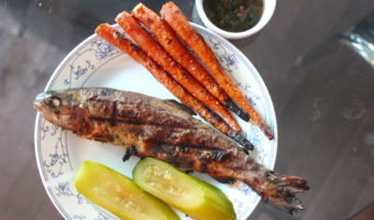 BBQ trout-ottolenghi