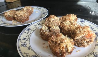 gluten free vegan sweet potato and banana muffins