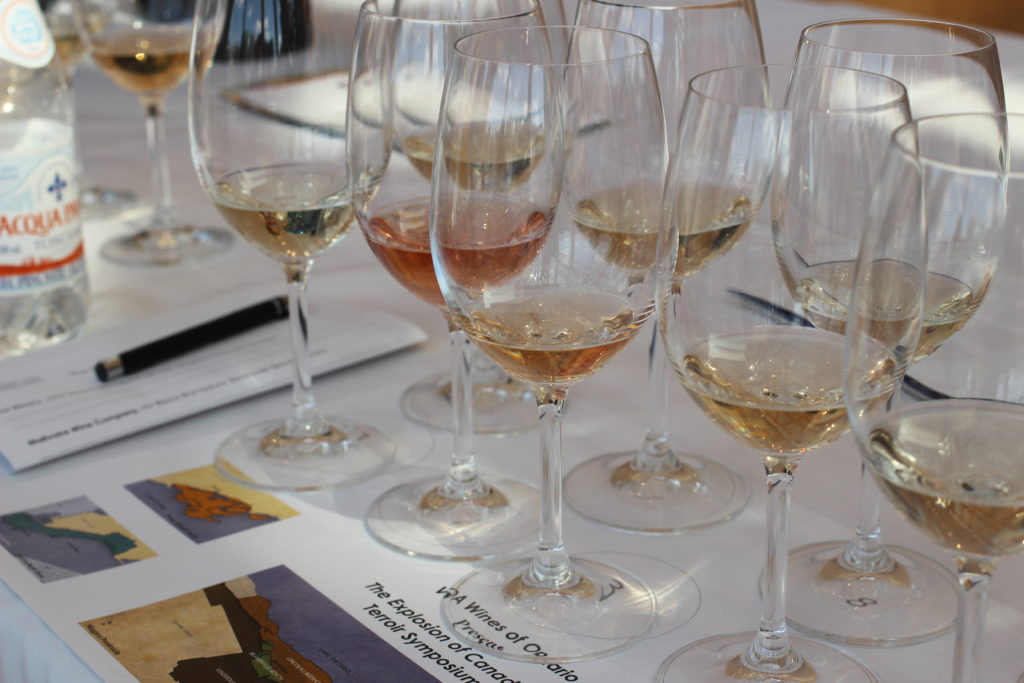 Canadian sparkling wine terroir tasting