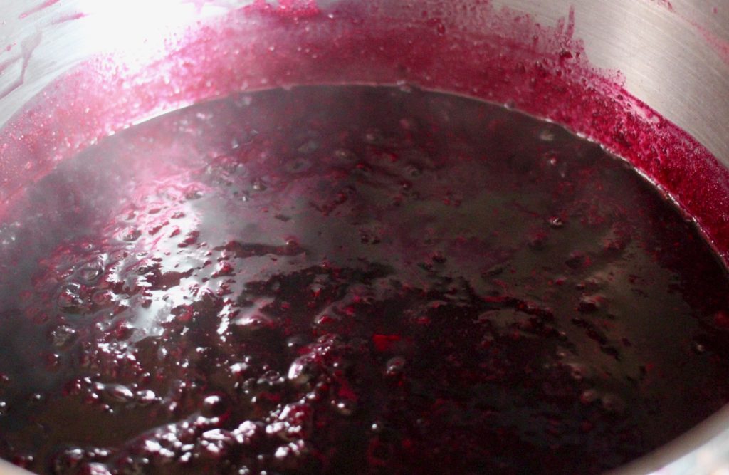 raspberry-black currant jam