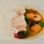 Tom yum black cod at Monarque