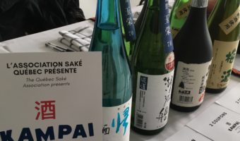 Sake tasting at Kampai Montreal