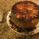 gluten free apple caramel upside-down cake-2