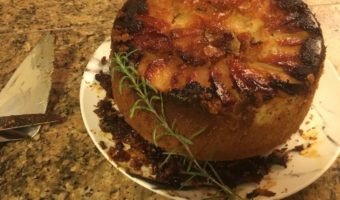 gluten free apple caramel upside-down cake-2