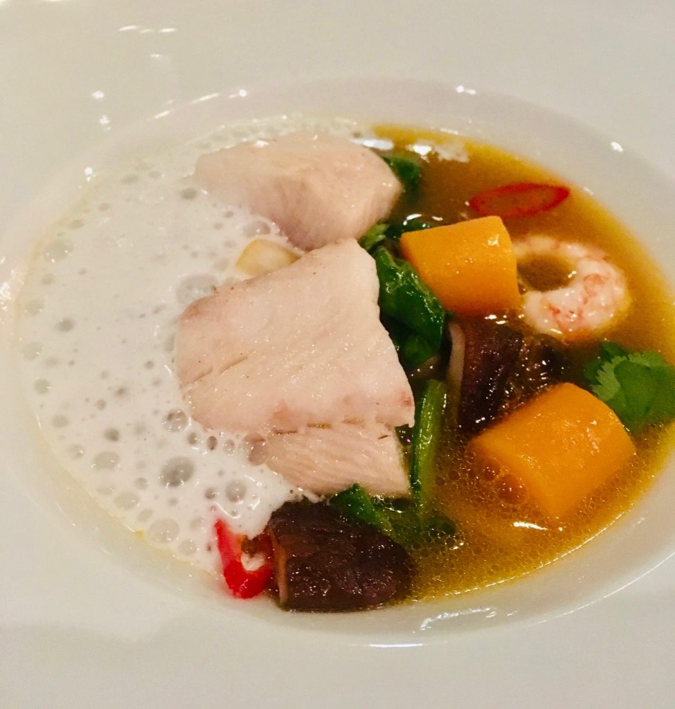 monarque-tom-yam-soup-coconut-foam-black-cod-shrimp