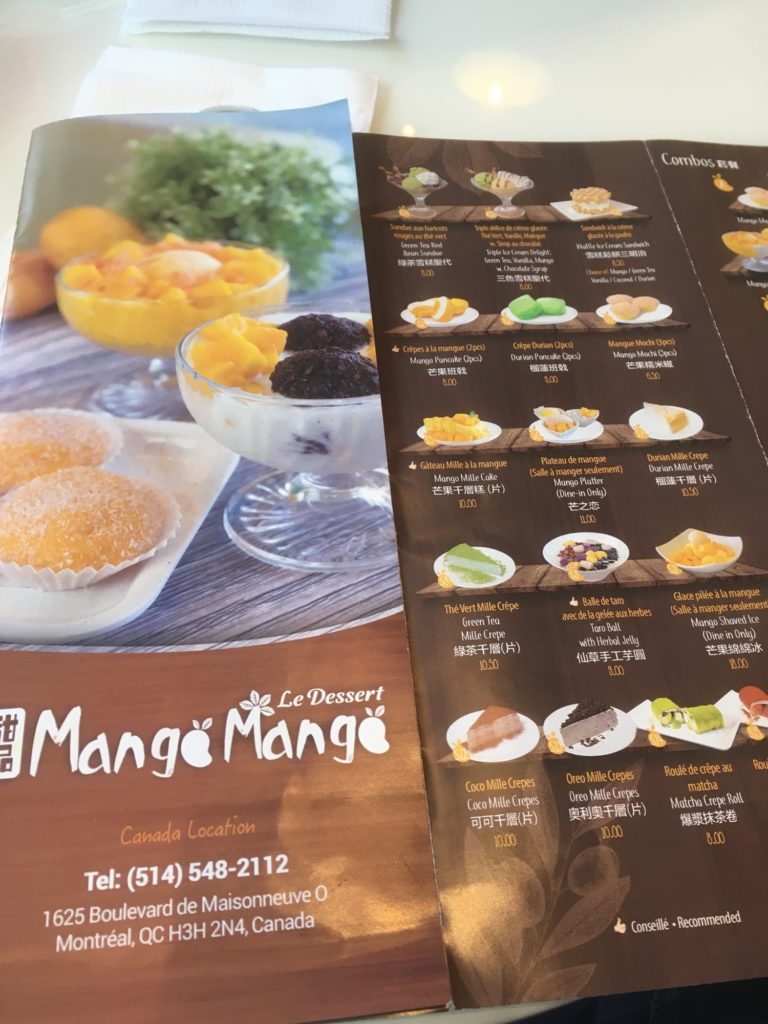 mango mango herb-grass-jelly montreal