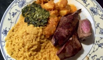 ethiopian-lentils-greens-squash-deer