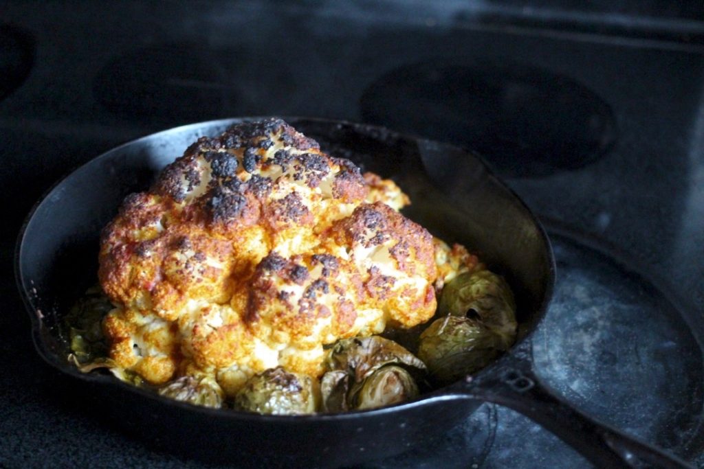 cauliflower-2-whole-roasted-easy-spicy