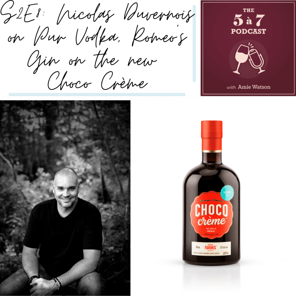 Nicolas Duvernois of Pur Vodka Romeo's Gin and Choco Creme