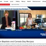 Amie Watson on Global Montreal for Becel BBQ burgers segment