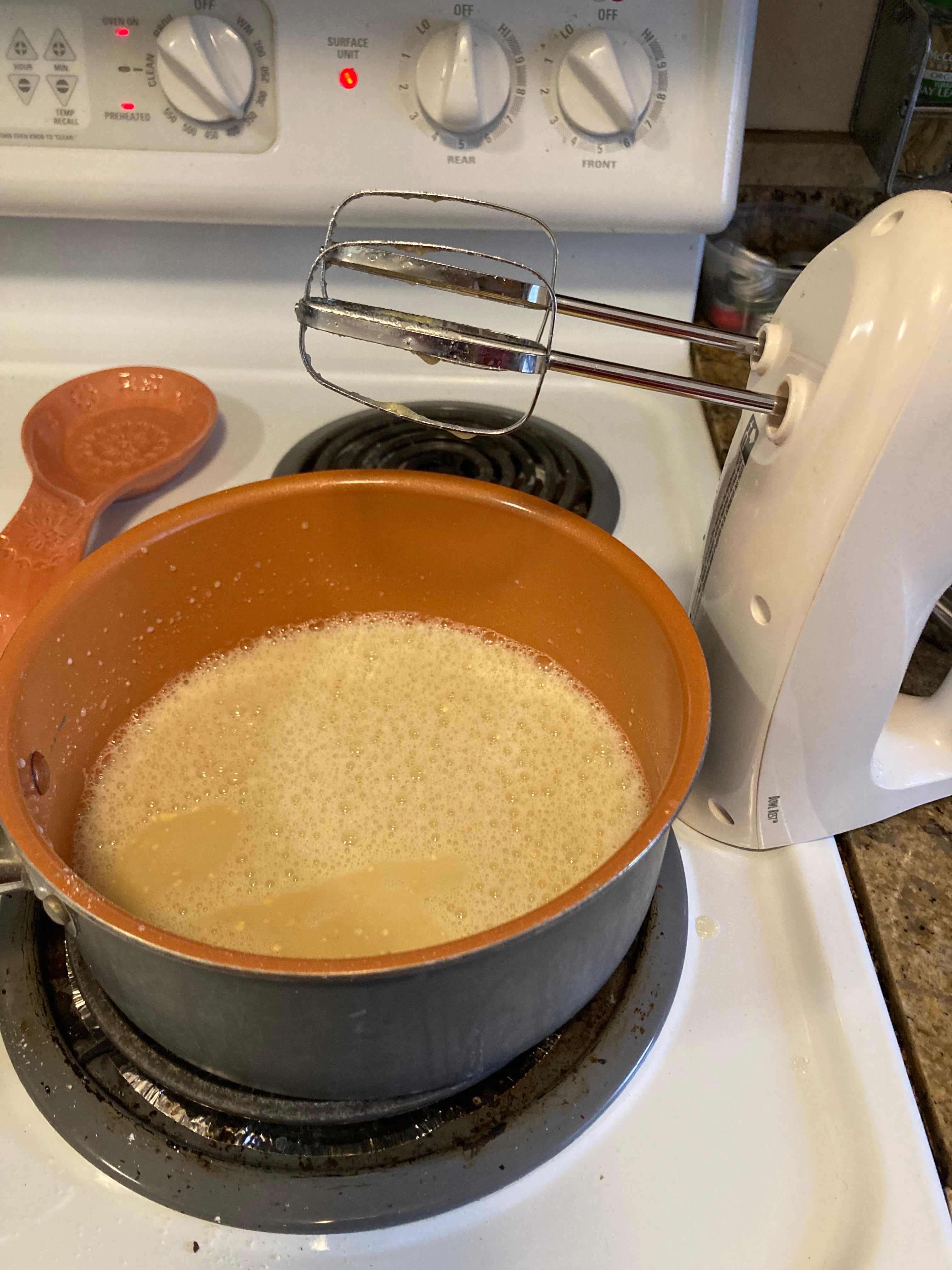 sugar-free icing cooked thick